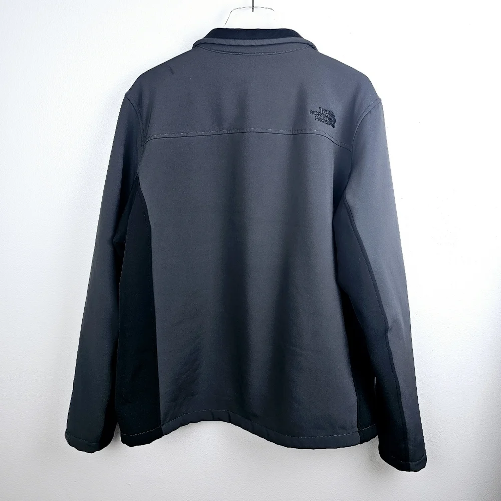 The North Face Gray & Black Jacket Coat with Warm Lining